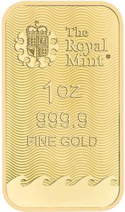 United Kingdom / Gold Ounce Bar - Britannia, Series 2 - reverse photo