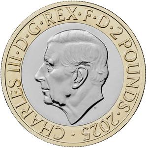 United Kingdom / Two Pounds 2025 George Orwell - obverse photo