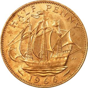 United Kingdom / Halfpenny 1966 - reverse photo