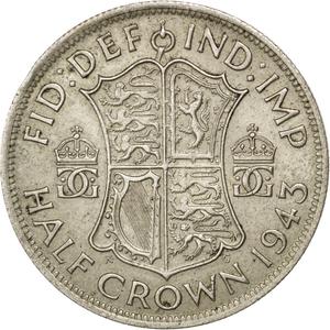 United Kingdom / Halfcrown 1943 - reverse photo