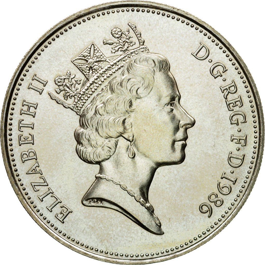 Ten Pence 1986 mint Sets Only Coin From United Kingdom Online Coin 