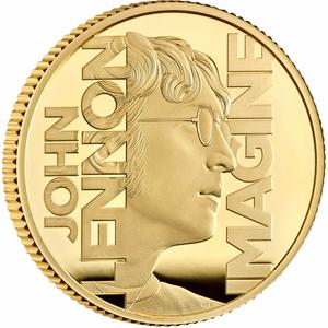 United Kingdom / Gold Quarter Ounce 2025 Music Legends - John Lennon - reverse photo