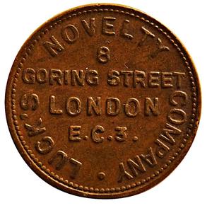 United Kingdom / London Luck Novelty Company Token - obverse photo