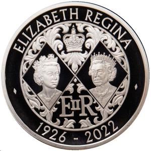United Kingdom / Five Pounds 2022 In Memory of Queen Elizabeth II - reverse photo