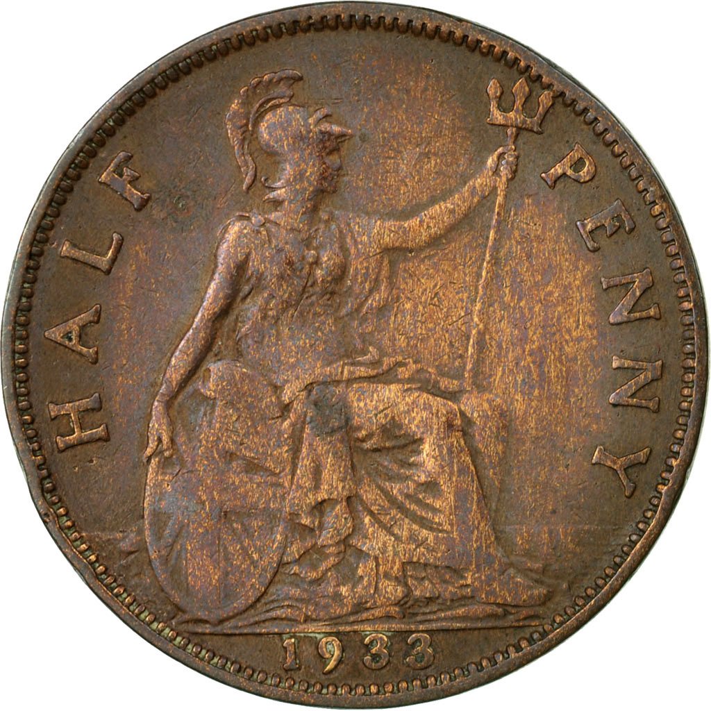 Halfpenny 1933 Coin From United Kingdom Online Coin Club
