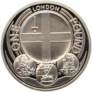 United Kingdom / One Pound 2010 London - reverse photo