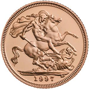 United Kingdom / Half Sovereign 1997 (Proof only) - reverse photo