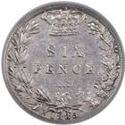 United Kingdom / Sixpence 1885 - reverse photo
