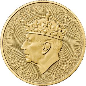 United Kingdom / Gold Ounce 2023 Britannia, Coronation - obverse photo