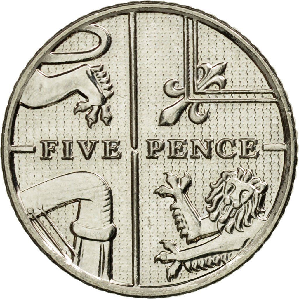 Five Pence 2012 Coin From United Kingdom Online Coin Club