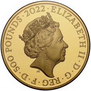 United Kingdom / Gold Five Ounces 2022 City Views - London - obverse photo