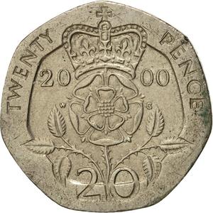 United Kingdom / Twenty Pence 2000 - reverse photo