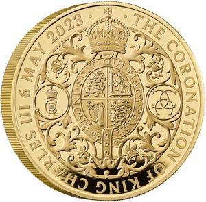 United Kingdom / Gold Kilo 2023 King Charles III Coronation - reverse photo