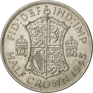 United Kingdom / Halfcrown 1945 - reverse photo