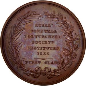 United Kingdom / Royal Cornwall Polytechnic Society Medal - obverse photo