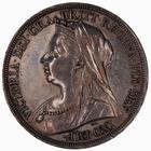 Crown (St George): Photo Coin - Crown, Queen Victoria, Great Britain, 1897