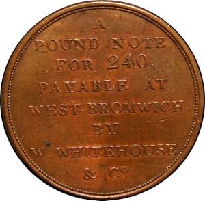 United Kingdom / Penny Token 1811 West Bromwich - obverse photo
