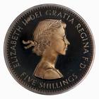 Crown (Shields, CuproNickel): Photo Proof Coin - Crown, Elizabeth II, Great Britain, 1960