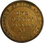 Penny Token 1811 Newcastle-on-Tyne: Photo Coin, United Kingdom, Penny Token 1811 Newcastle-on-Tyne / thumbnail
