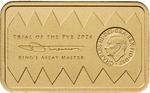 Gold Five Grams Bar 2024 Trial of the Pyx: Photo 2024 Trial of the Pyx 5g Gold Bar / thumbnail
