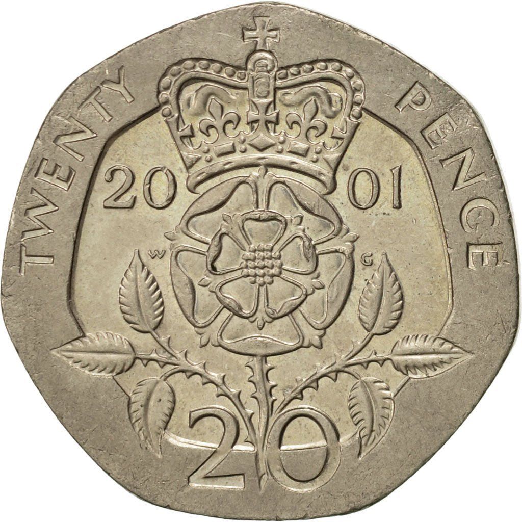 Twenty Pence 2001 Coin From United Kingdom Online Coin Club