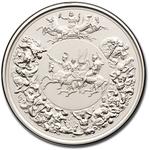 United Kingdom / Silver Ten Ounces 2025 Waterloo Medal / Matt Proof - reverse photo