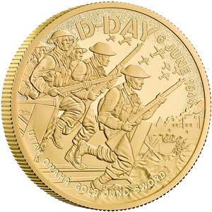 United Kingdom / Gold Two Ounces 2024 D-Day Anniversary - reverse photo
