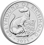 United Kingdom / Five Pounds 2025 Royal Tudor Beasts - Greyhound of Richmond - reverse photo