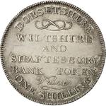 One Shilling Token 1811 Wiltshire and Shaftesbury Bank: Photo Coin, United Kingdom, One Shilling Token 1811 Wiltshire and Shaftesbury Bank / thumbnail
