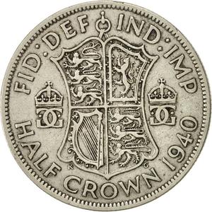 United Kingdom / Halfcrown 1940 - reverse photo