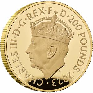 United Kingdom / Gold Two Ounces 2023 King Charles III Coronation - obverse photo