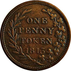 United Kingdom / Penny Token 1813 Ireland McKenzie Ironmonger - obverse photo