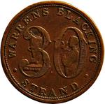 Farthing Token 1825 London Warrens: Photo Coin, United Kingdom, Farthing Token 1825 London Warrens / thumbnail