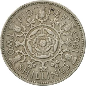 United Kingdom / Two Shillings (Florin) 1963 - reverse photo