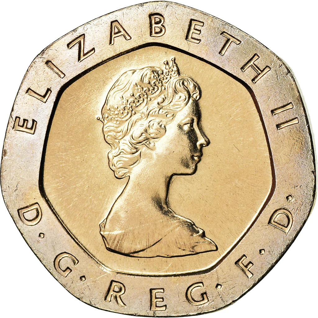 Twenty Pence 1982 Coin From United Kingdom Online Coin Club