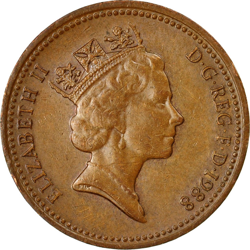 One Penny 1988 Coin From United Kingdom Online Coin Club