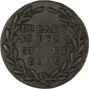 United Kingdom / Farthing Token Dr Eady Soho 1820 -1825 - reverse photo