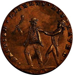 United Kingdom / Halfpenny Token British Liberty Displayed - obverse photo