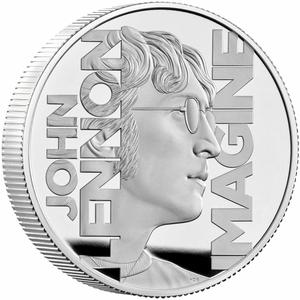 United Kingdom / Silver Two Ounces 2025 Music Legends - John Lennon - reverse photo