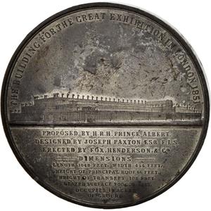 United Kingdom / Great Exhibition Medal 1851 Prince Albert - reverse photo