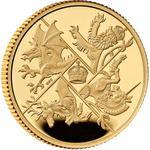 Gold Quarter Ounce 2025 The Four Nations: Photo The Four Nations 2025 UK 1/4oz Gold Proof Coin / thumbnail