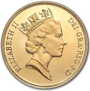 United Kingdom / Double Sovereign 1988 (Proof only) - obverse photo
