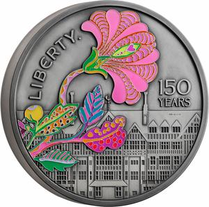 United Kingdom / Silver Medal (2025) 150 Years of Liberty Masterworks - reverse photo