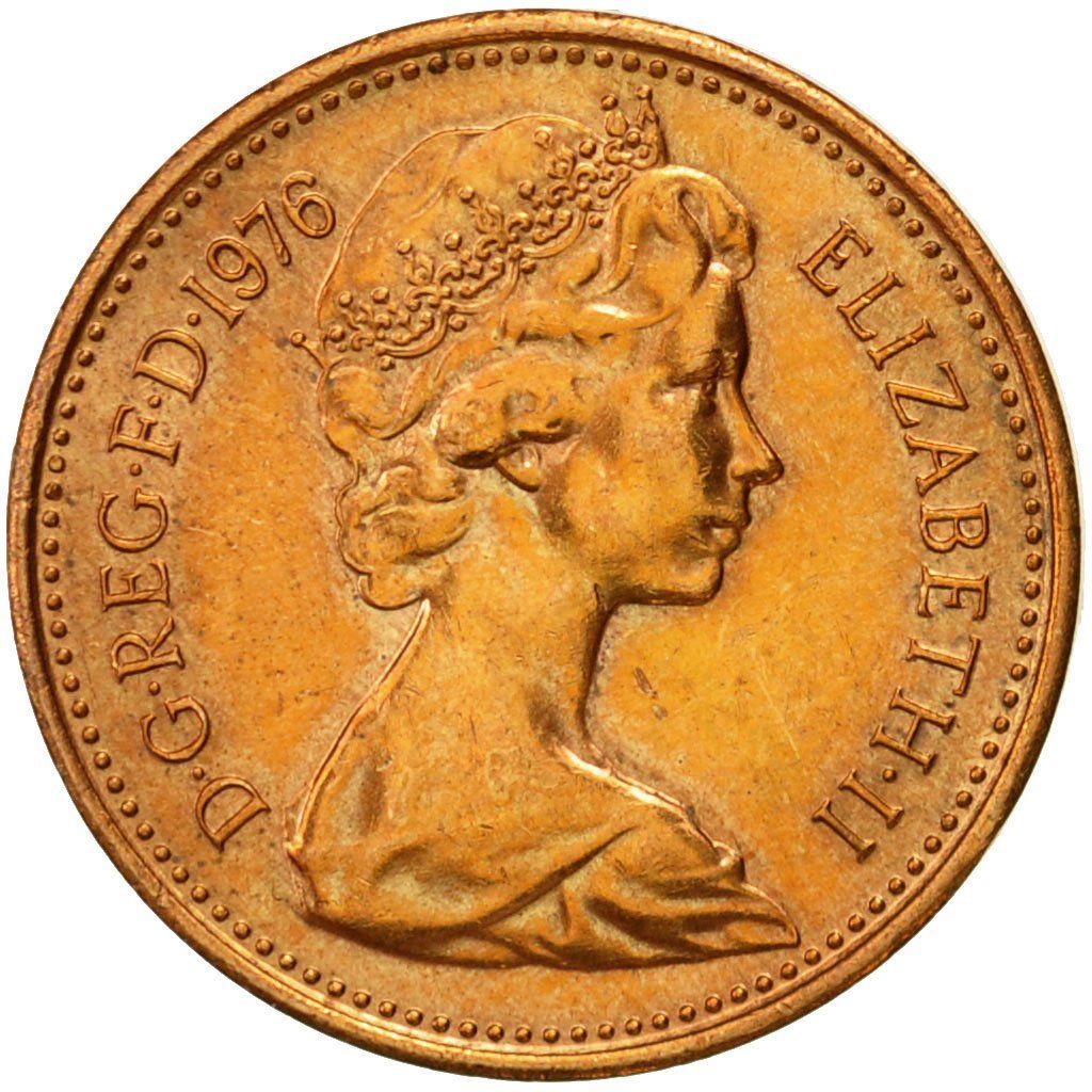 One Penny 1976 Coin From United Kingdom Online Coin Club