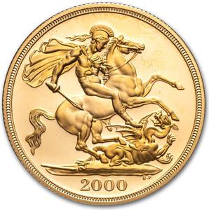 United Kingdom / Double Sovereign 2000 (Proof only) - reverse photo