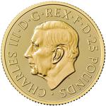 Gold Quarter Ounce 2025 British Lion: Photo British Lion 2025 UK 1/4oz Gold Bullion Coin / thumbnail