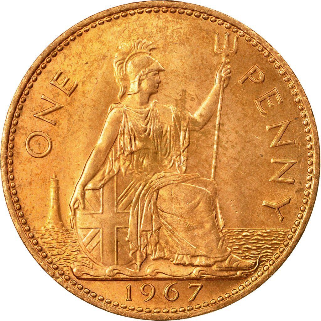 Penny 1967 Coin From United Kingdom Online Coin Club