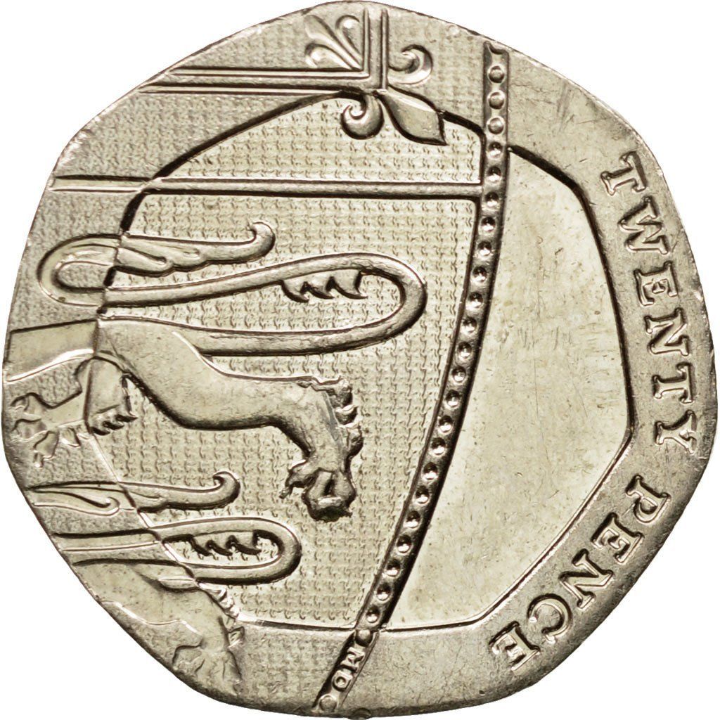 Twenty Pence 2015 Fourth Portrait Coin From United Kingdom Online 