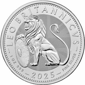 United Kingdom / Silver Ounce 2025 British Lion - reverse photo