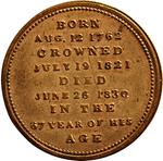 Brass Death Medal George IV 1830: Photo Coin, United Kingdom, Brass Death Medal George IV 1830 / thumbnail